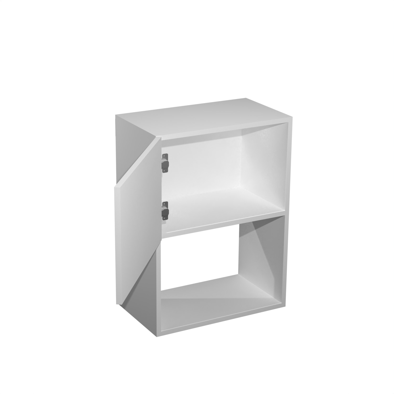 Шкаф навесной 500х676х290 мм BROZEX-WOOD Liberty, с дверцей, белый