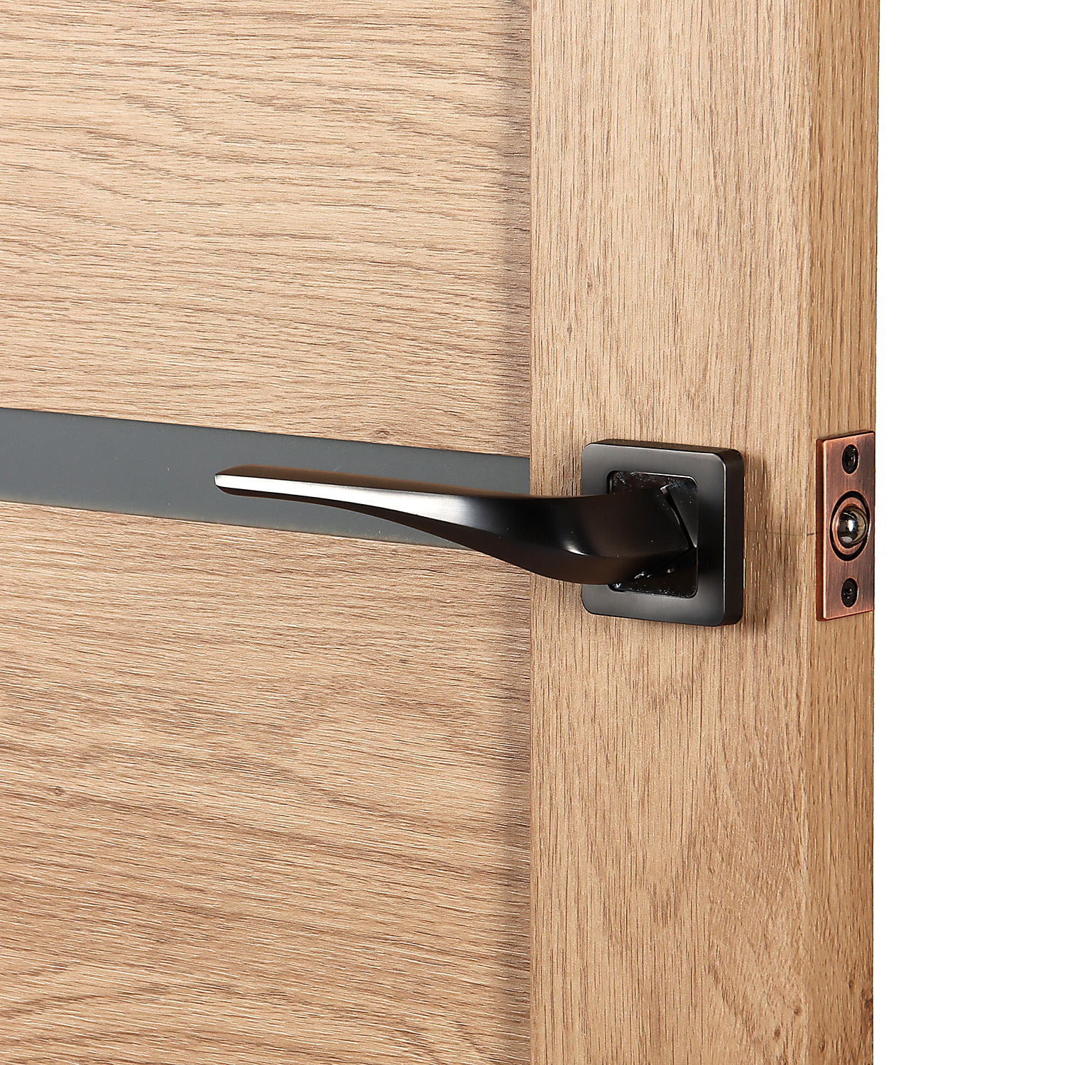 Дверь межкомнатная остекленная ЦАРГИ ПВХ COMFORT-2 Дуб Светлый 3D 600мм BROZEX-WOOD  *1