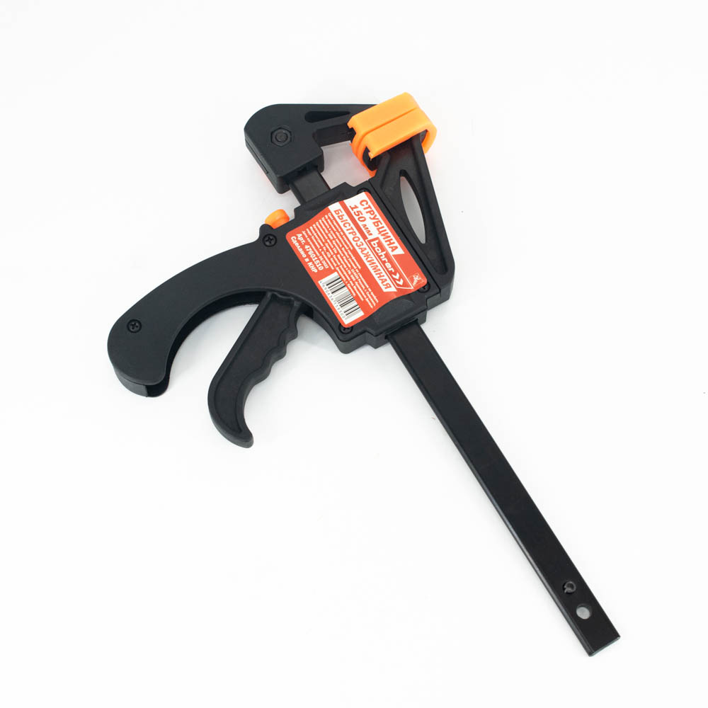 Струбцина пистолетная быстрозажимная 150 мм Bohrer арт.47601510 *1/6/36