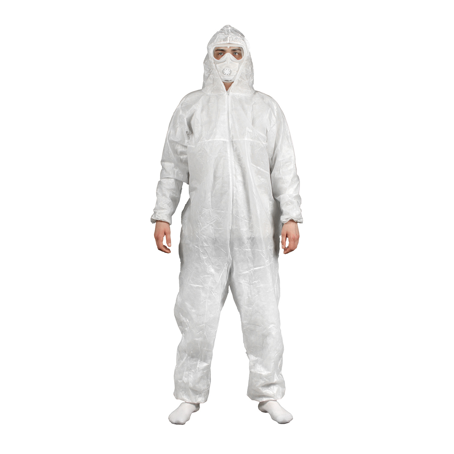 Комбинезон защитный для малярных и строительных работ, ламинированный р-р XL *1/25