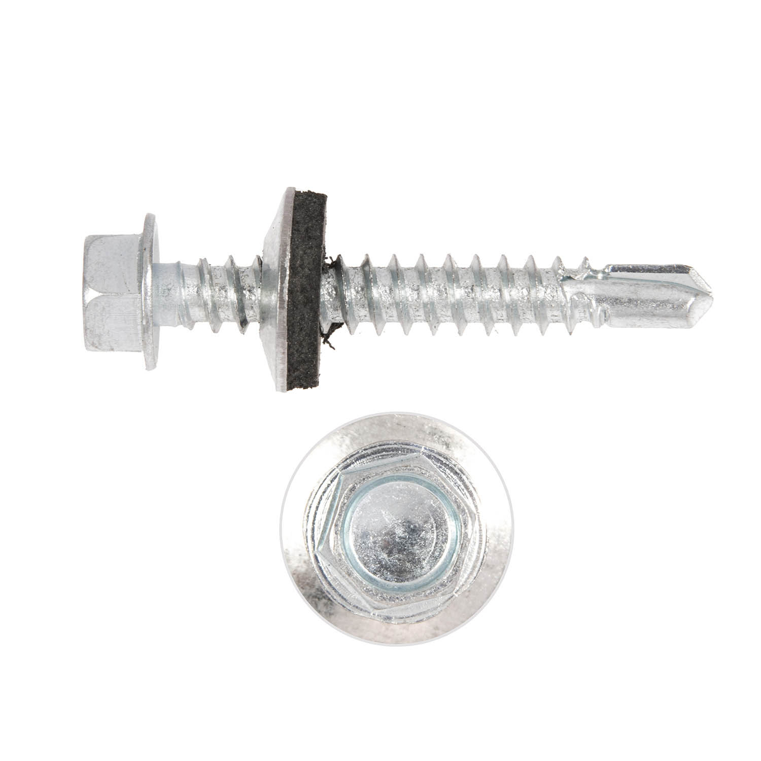 Саморезы кровельные BROZEX 5,5*38 цинк (10кг) промтара *10