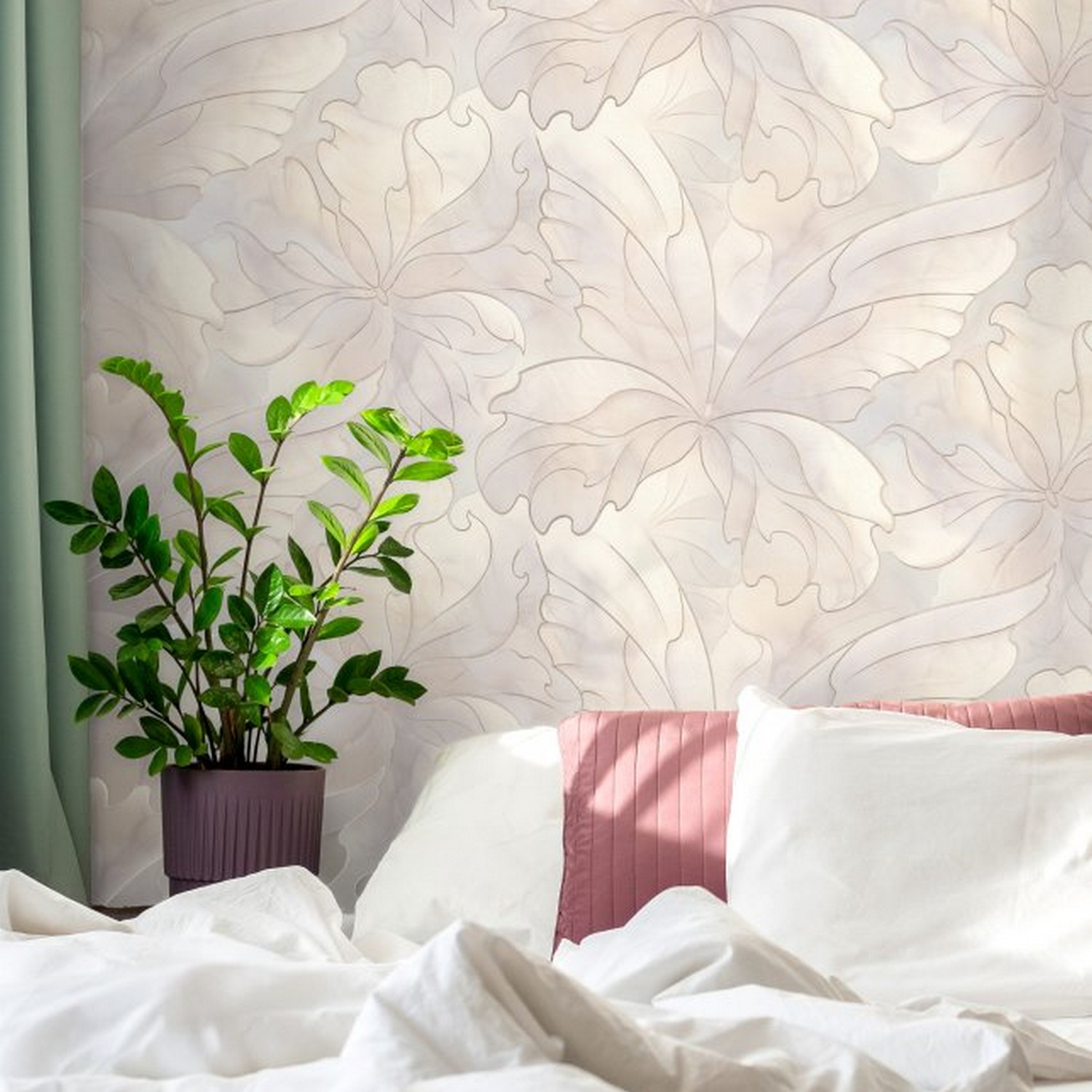 Обои флиз "Палитра" Babochki фон (беж.) PL72416-22  1,06*10м *1/8