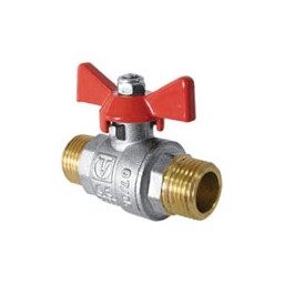 Кран шаровый 3/4" (Ø20) П/П бабочка VALTEC BASE 219 *1/12/144