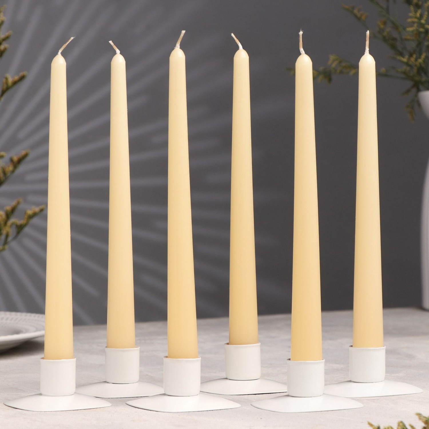 Свеча античная ароматическая "Ваниль", 2,3х 24,5 см, 5 ч, 55 г, бежевая 1575301 Свеча античная ароматическая "Ваниль", 2,3х 24,5 см, 5 ч, 55 г, бежевая 1575301