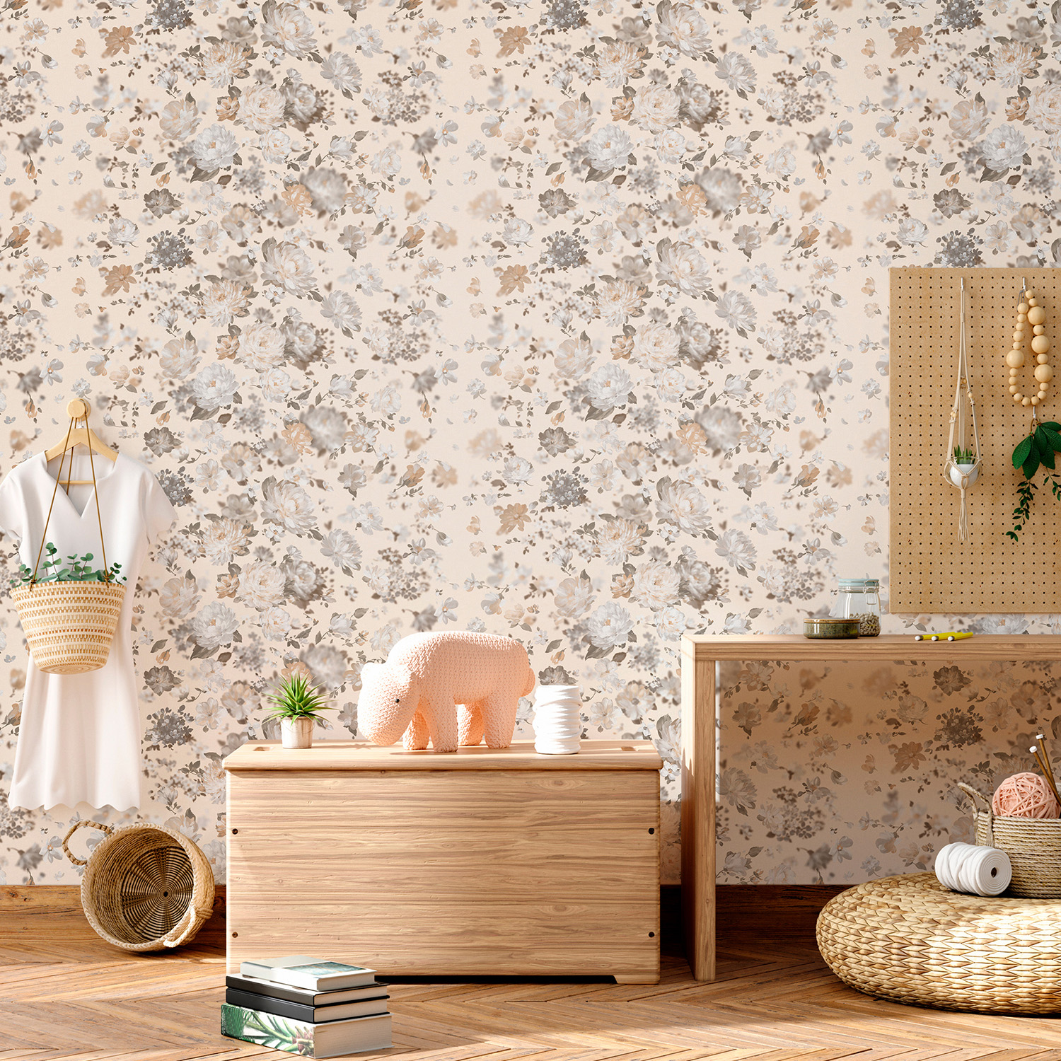 Обои флиз Elysium Гретта (бел./беж.) Е107700 1,06*10м  *1/4