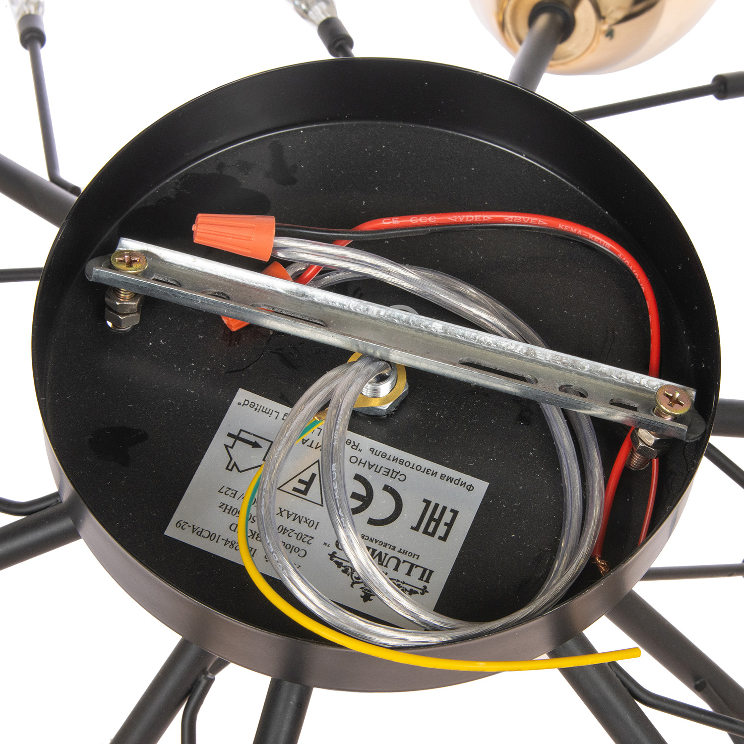 Люстра IL1284-10CPA-29 BK GD Е27 S=60м2  *1/12