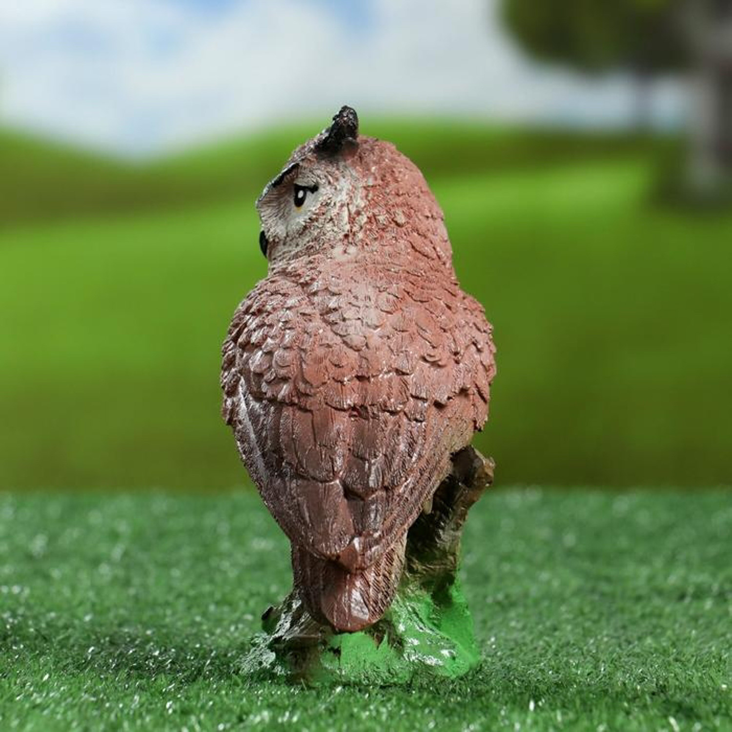 Садовая фигура "Сова натуральная" 17х11х8см 4870380