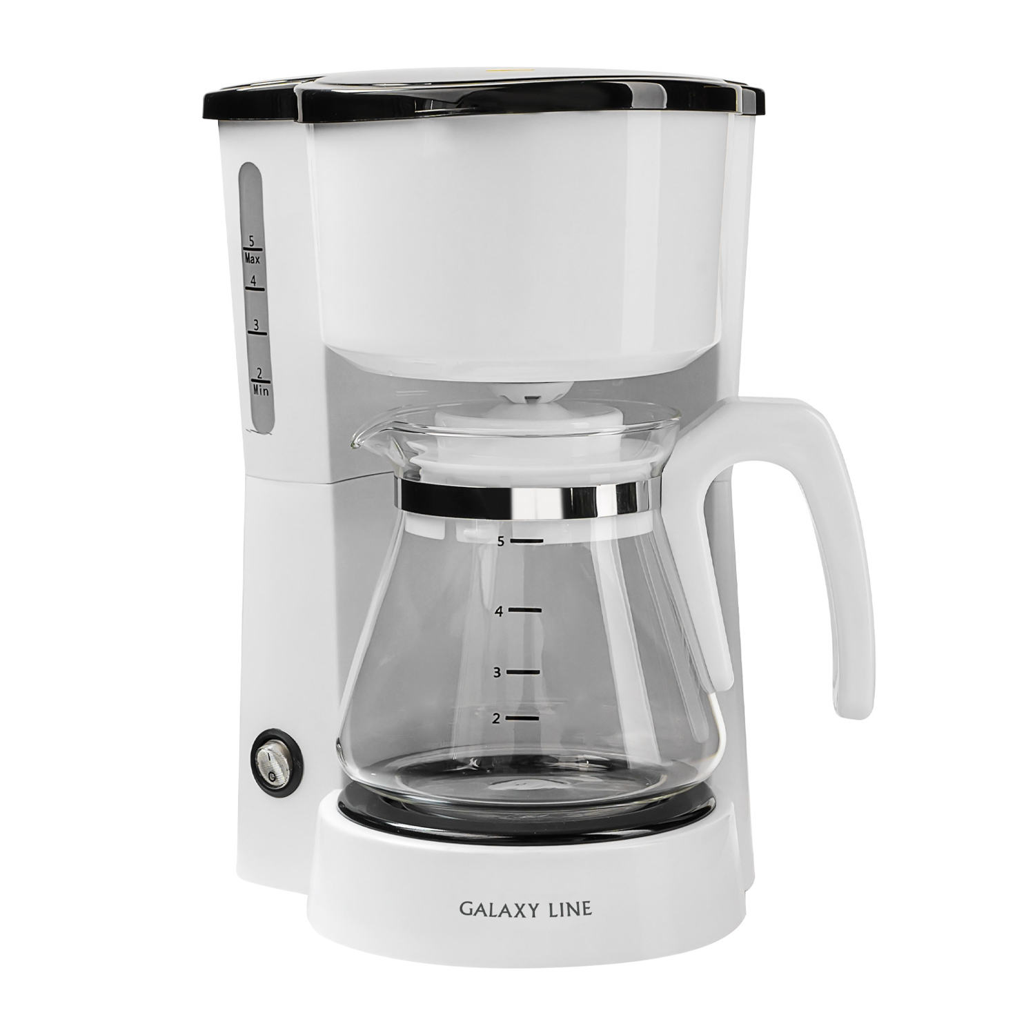 Кофеварка 750мл 800Вт GALAXY LINE GL 0709 белая автоотключение *1/4 * Кофеварка 750мл 800Вт GALAXY LINE GL 0709 белая автоотключение *1/4 *