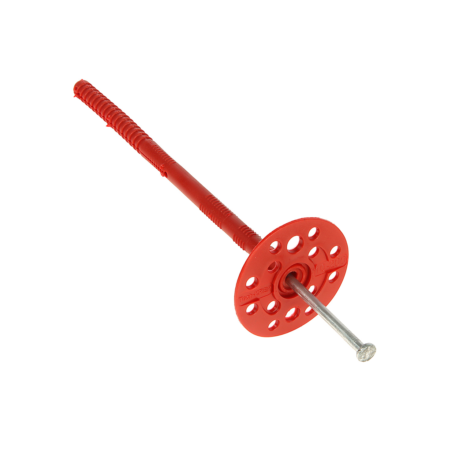 Дюбель 10х200 мм для теплоизоляции BROZEX, метал. гвоздь IZM, 30 шт.