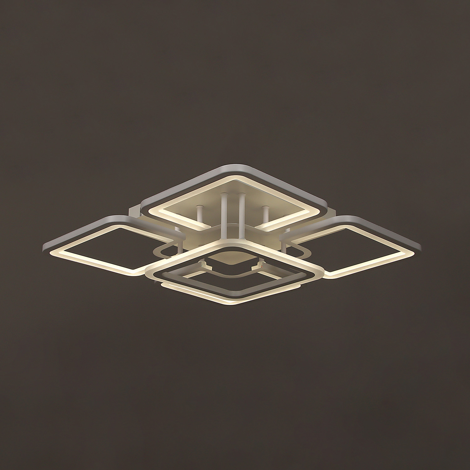 Люстра YH1254/5 WT LED 5*13W LED 3000-6500К (l-510; w-510; h-140) пульт VERNER LIGHTING *1