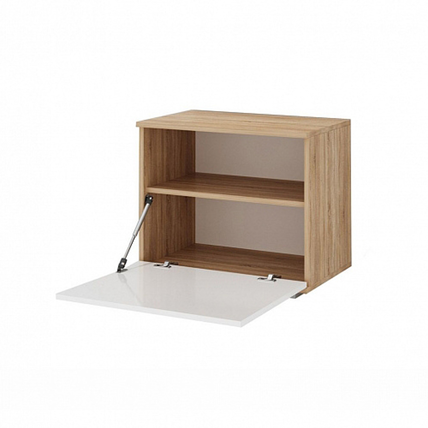 Обувница Италия О-600, 600*370*500 мм, дуб сонома/белый глянец*1