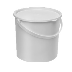 Ведро пластм.  5л с герметичной Крышкой, д/Пищевых продуктов Белое В 5 К (Екатеринбург) *1/25