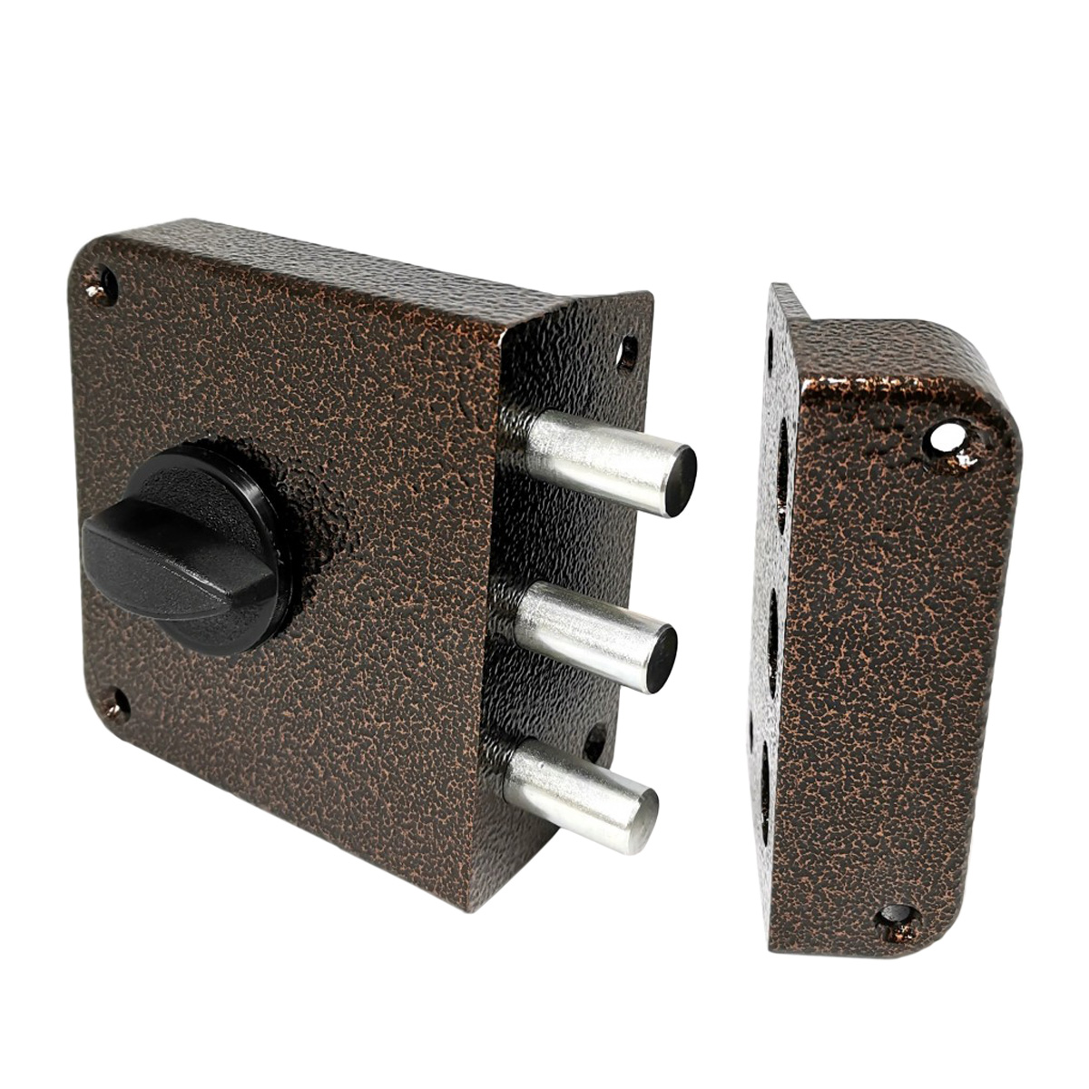 Замок накладной Зенит ЗН1-3-3 медь *1/15