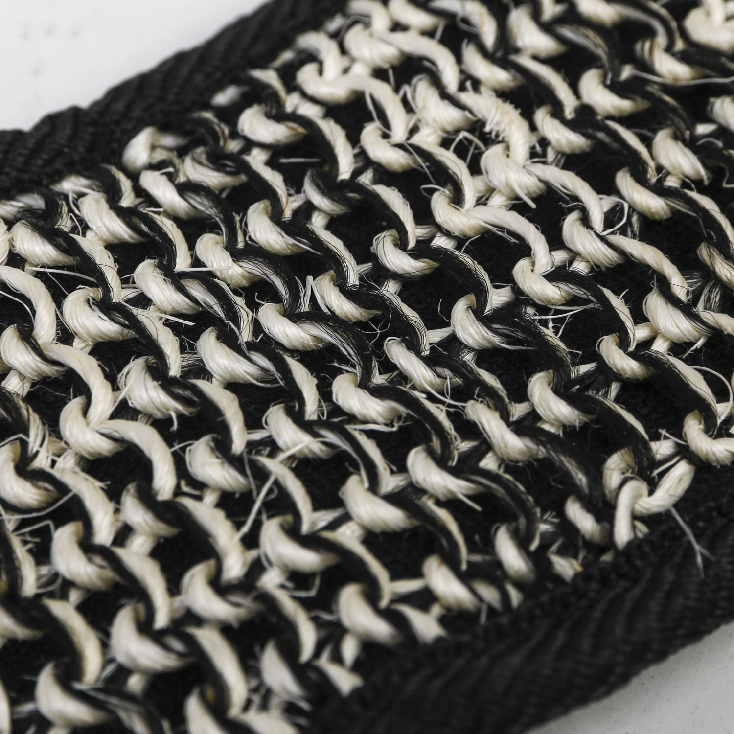 Мочалка, длинная, черно-белая 4433722