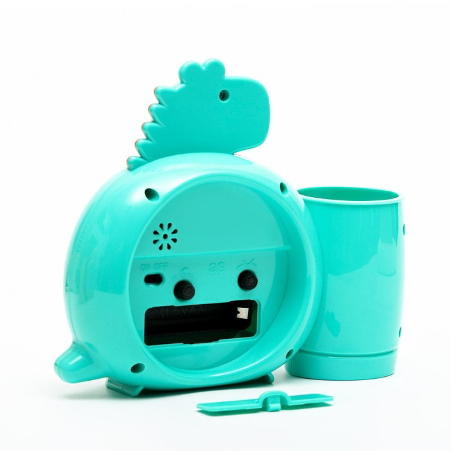 Будильник "Динозавр", с органайзером, 1АА, 15.8 х 13.5 х 5.5 см   9448327