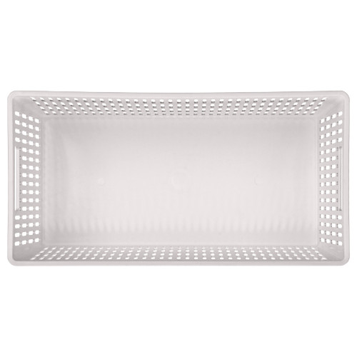 Корзина для хранения пластм. "Simplify" 274х140х138мм 4,5л Св.-беж арт 435250834 ("Бытпласт") *1/24