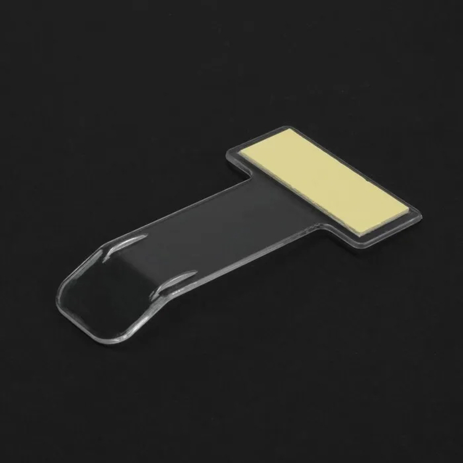 Зажим под лобовое стекло, 7.5х4 см, прозрачный 4746348