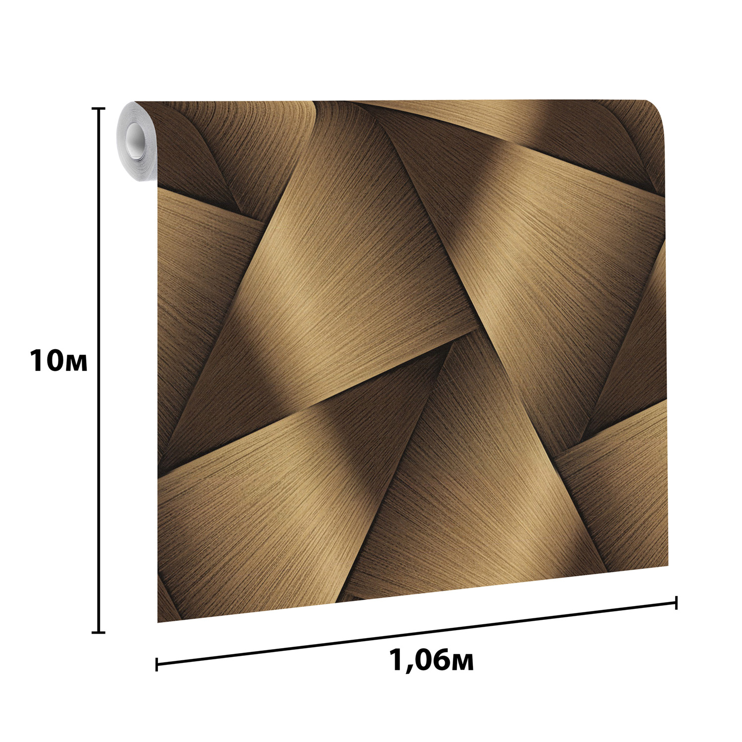 Обои  флиз ED Euro Decor Halo (коричн.) 7342-12 *6