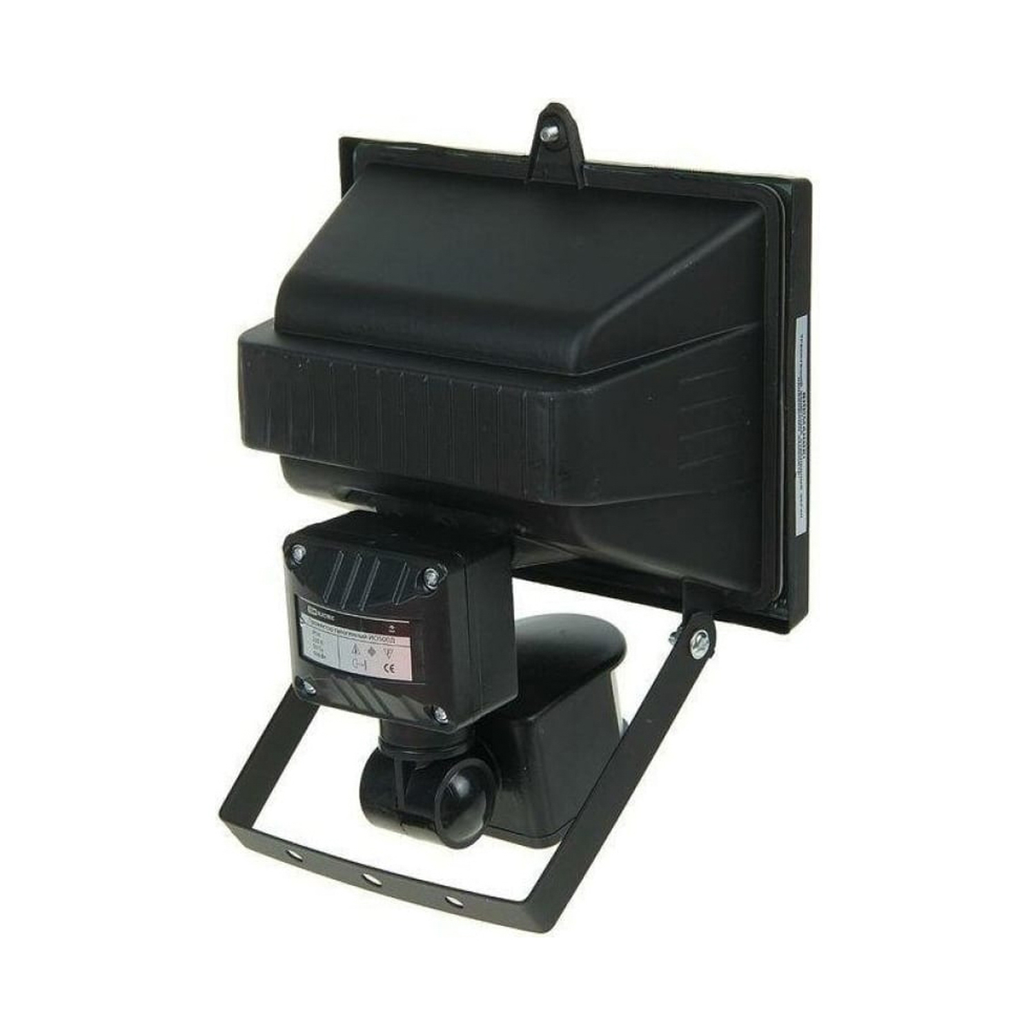 Прожектор ИО500Д (детектор) галоген.черный IP54 TDM