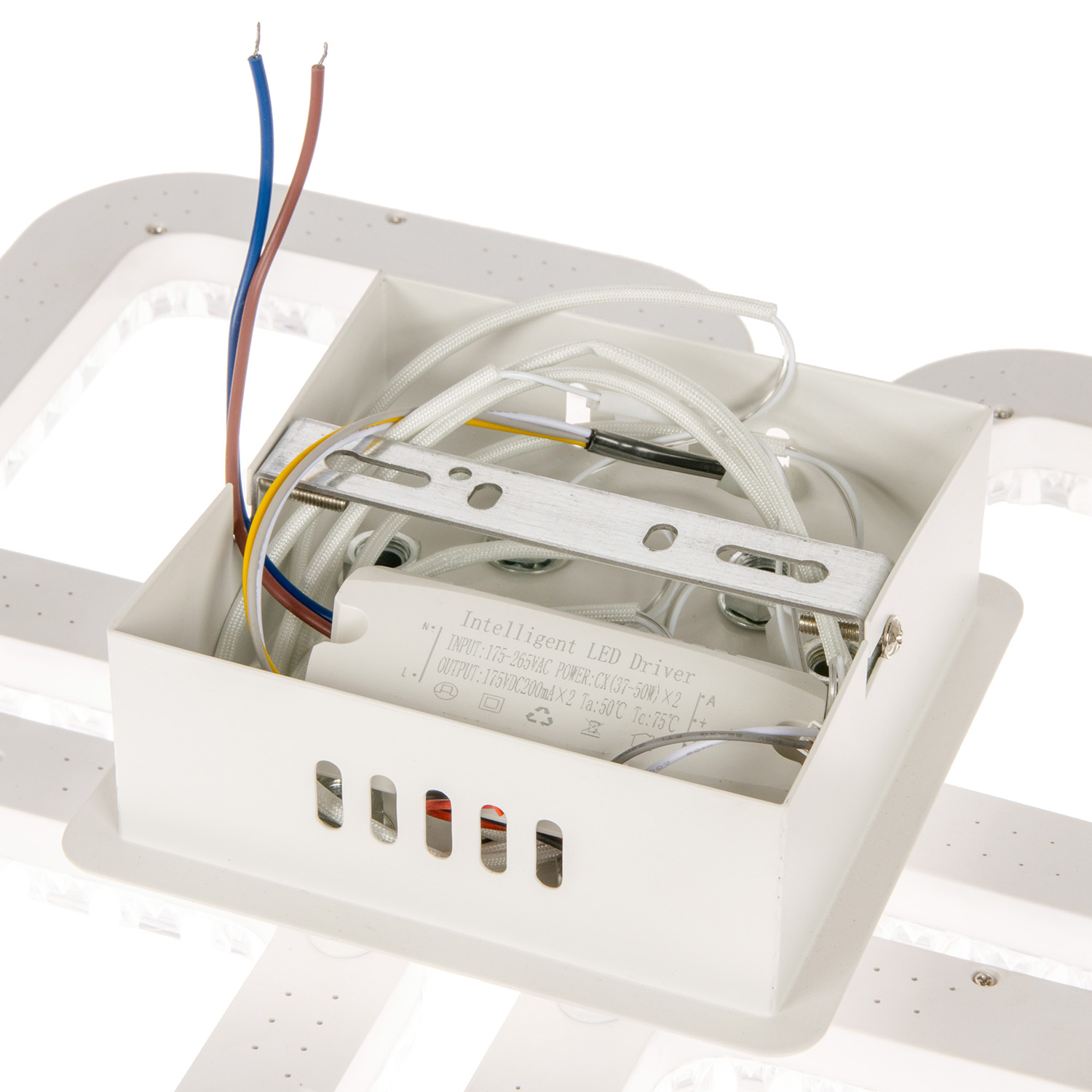 Люстра 09848-0.3-04A WH LED ПДУ+диммер S=14м2  *1