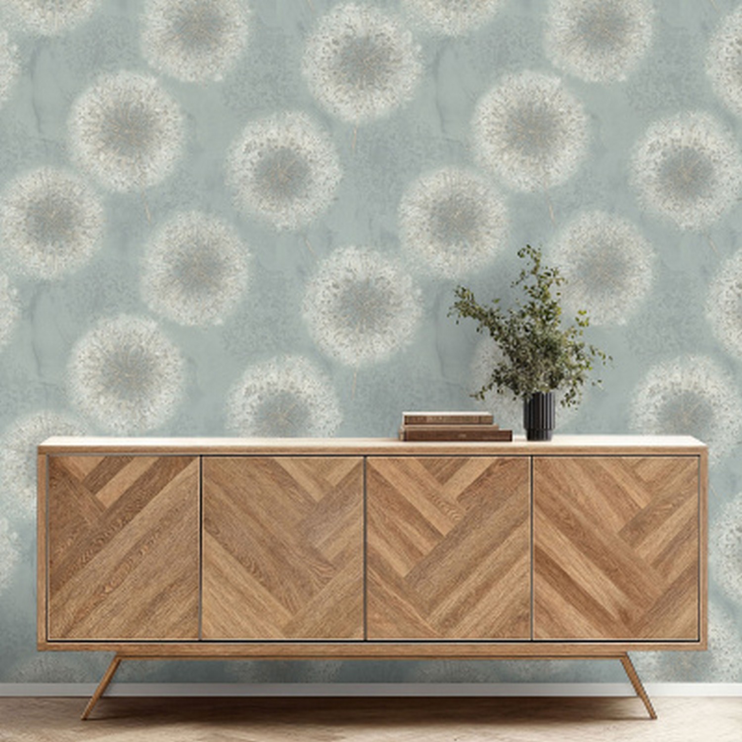 Обои  флиз ED Euro Decor Ray (зел.) 7296-04 *6