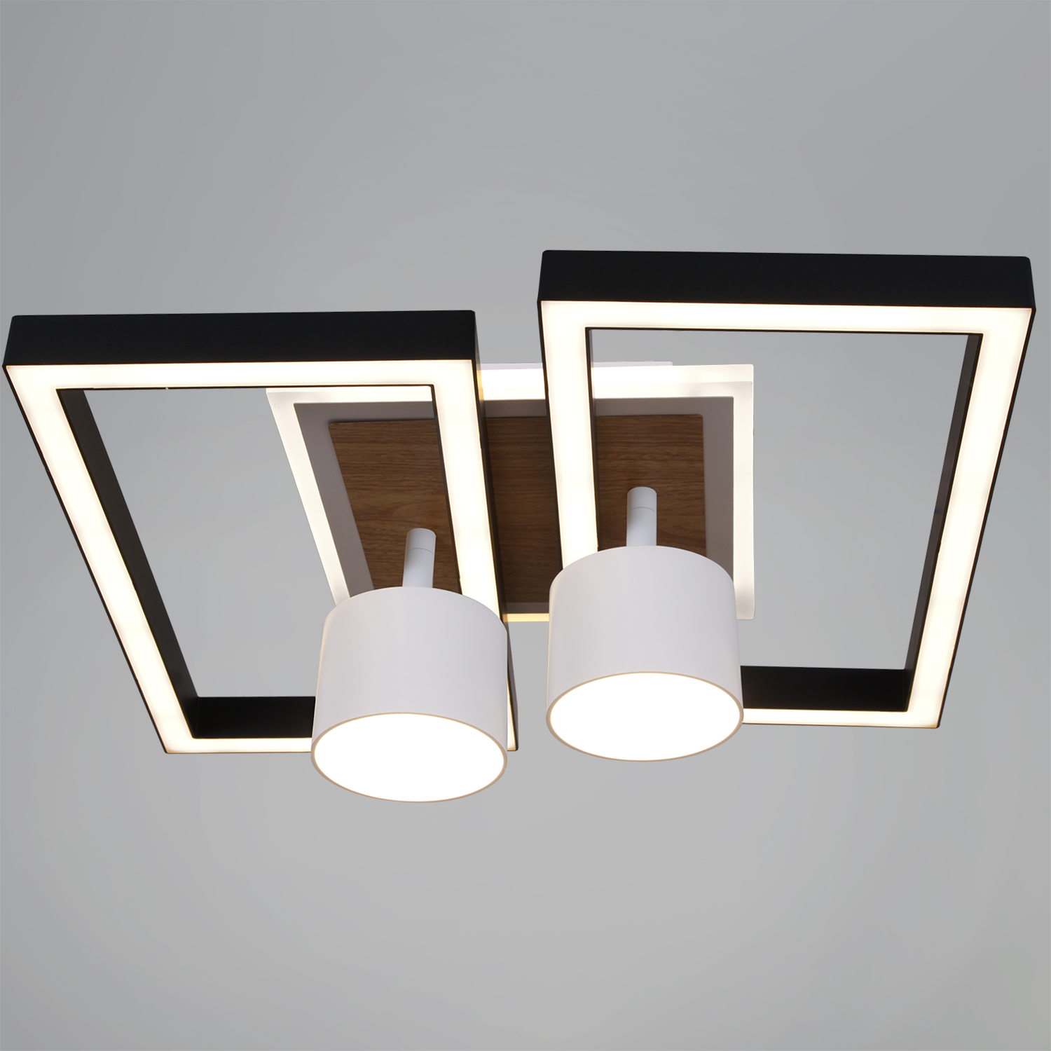 Светильник потолочный светодиодный 75406-0.3-2+2+1 GX53+LED 3000-6500К  S=22м2   *1