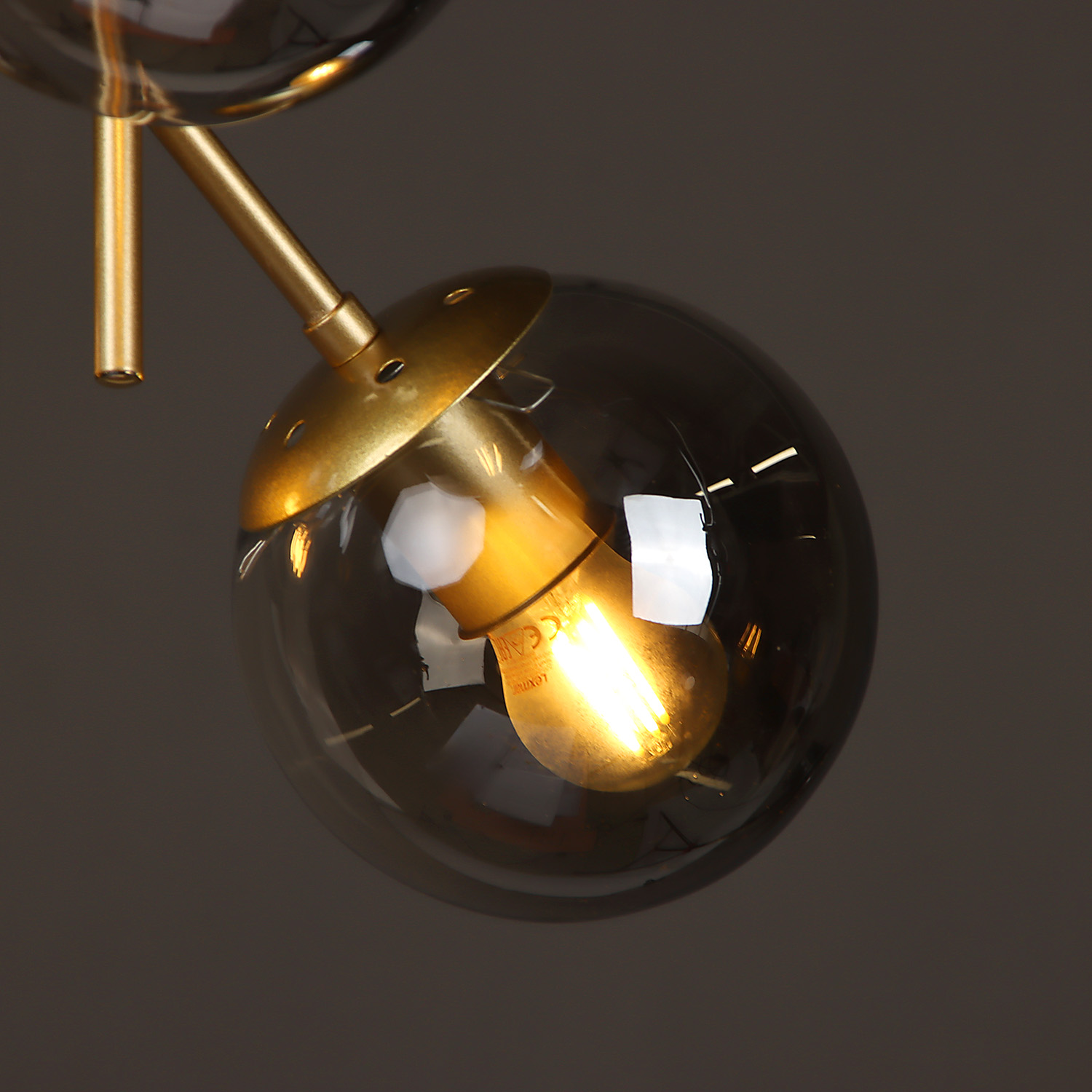 Светильник потолочный N36375/3 GD 3*40W E27 220V (d-350; h-340) S=12м2 VERNER LIGHTING *1