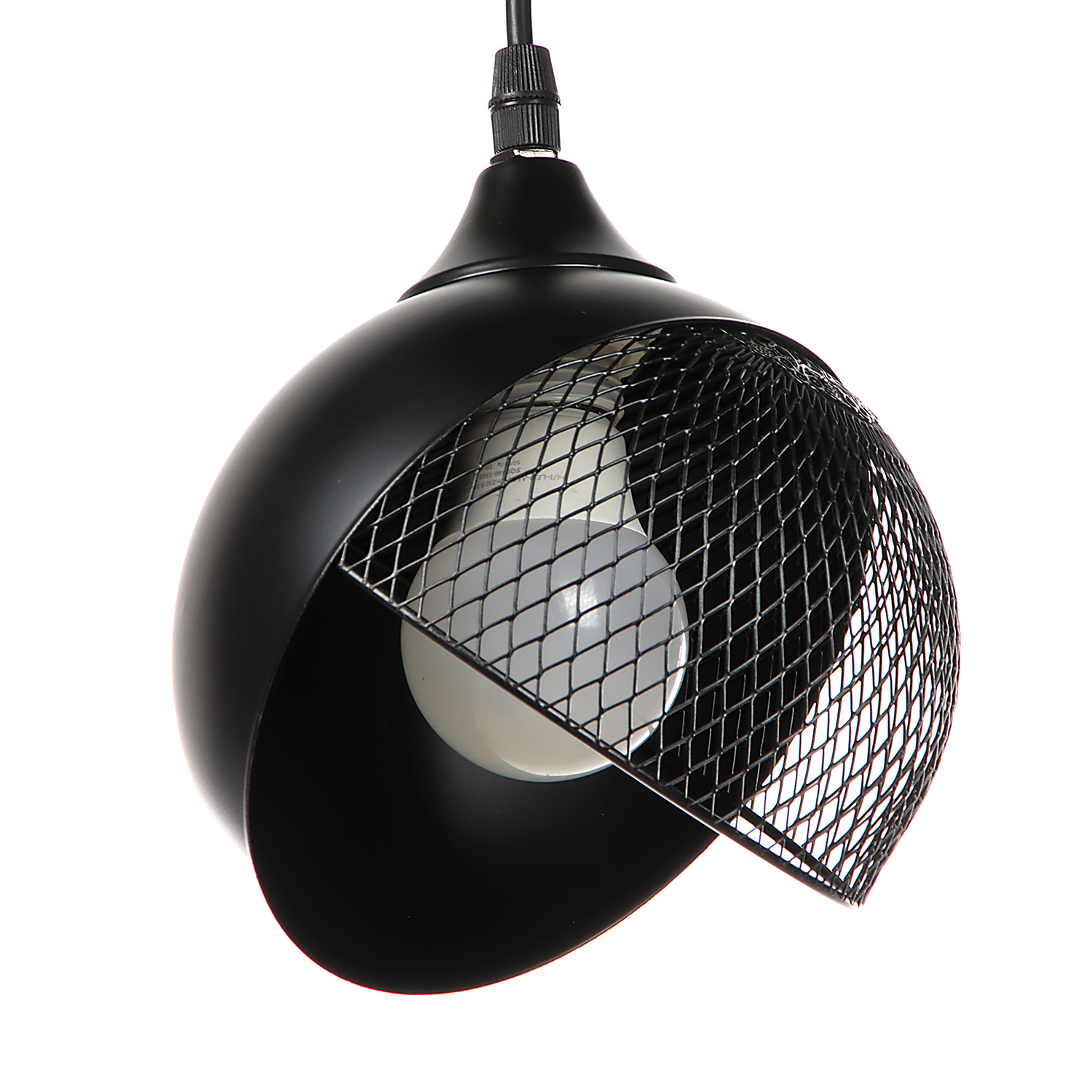 Люстра N6483/3H BK 3*40W E27 220V (d-360; h-800)  VERNER LIGHTING *1