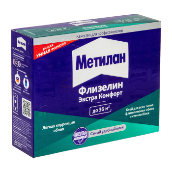 Клей для обоев Метилан Флизелин Экстра Комфорт, 36 м², 200 г