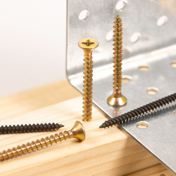 Шурупы жёлтые BROZEX пакет 4,5*45 (20шт) *10/100