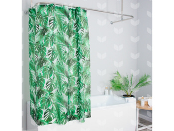 Штора для ванной "V-line" п/эстер 170*180см "Для бережливых" Альба арт. 0522 *1/30 Штора для ванной "V-line" п/эстер 170*180см "Для бережливых" Альба арт. 0522 *1/30