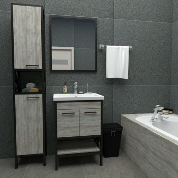 Пенал /LOGRO/ "Либерти 30" Пальмира, металлокаркас черный *1/3