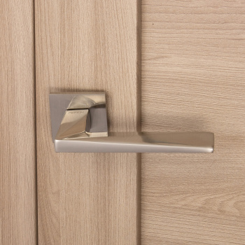 Ручка раздельная НОРА-М 133К, никель матовый