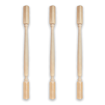 Балясина 5х5х90 см Арелан, точеная, тип 1, сосна, сорт экстра Балясина 5х5х90 см Арелан, точеная, тип 1, сосна, сорт экстра