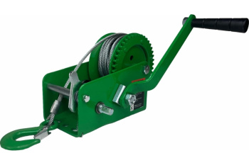 Лебедка ручная барабанная тяговая  900 кг канат 10 м HW 900 HITCH *1