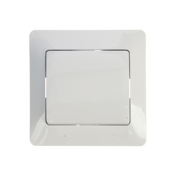 Выключатель "Glossa" СП 1кл. белый в сборе GSL000112 *15/90