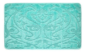 Коврик д/ванной Bombini "Classic" (60см х 100см) Тюркуаз (Бирюзовый) CLT 201807 *1/40