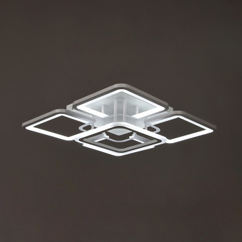 Люстра YH1254/5 WT LED 5*13W LED 3000-6500К (l-510; w-510; h-140) пульт VERNER LIGHTING *1 Люстра YH1254/5 WT LED 5*13W LED 3000-6500К (l-510; w-510; h-140) пульт VERNER LIGHTING *1