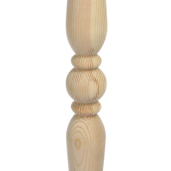 Балясина 5х5х90 см Арелан, точеная нагельная, тип 3, сосна, сорт экстра Балясина 5х5х90 см Арелан, точеная нагельная, тип 3, сосна, сорт экстра
