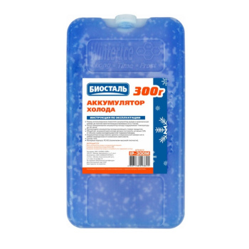Аккумулятор холода гелевый "Биосталь" 300мл 180х20х115мм IP-300M *1/40 Аккумулятор холода гелевый "Биосталь" 300мл 180х20х115мм IP-300M *1/40