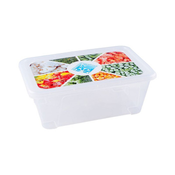 Контейнер д/прод. пластм. "д/заморозки" 0,4л 140х98х52мм арт.77106 ("Полимербыт") *1/24