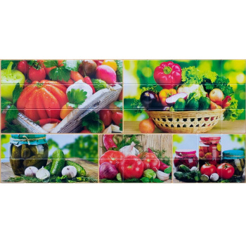 Панель стеновая ПВХ "ГРЕЙС" Мозаика Щедрый урожай (955*480 мм) *10