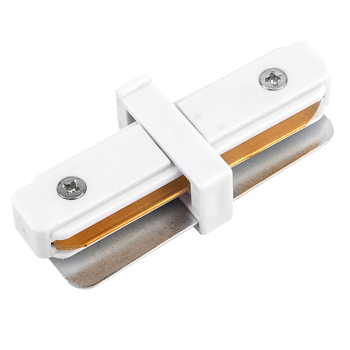 Соединитель для шинопровода прямой внутрен. 1-фазный белый 220В GENERAL G-1-TT-IP20 580900 *1