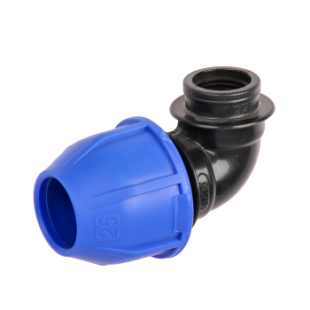 Угольник ПНД компрессия Ø 25х3/4" внутр. резьба *1/80