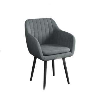 Кресло ТРЕВИС XL 620x590xh875 Парма 1014 АСФАЛЬТ+металл каркас СТЕЛС черный*4