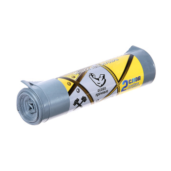 Мешки для мусора 120л*5шт толщ.80мкм Двухслойные "Титан" ПВД ТТ-ВР-120/5/14/С "Ромашка" *14