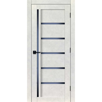 Дверь межкомнатная остеклённая ЦАРГИ ПВХ COMFORT-6 Бетон Снежный 700мм BROZEX-WOOD *1