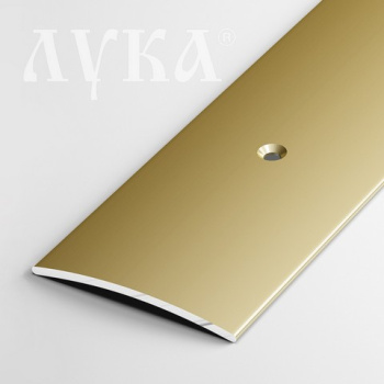 Порог-стык полукруглый ПС 04 900мм 02л золото люкс (44,5*4,3мм) Лука *1/6/48