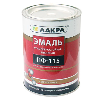 Эмаль ПФ-115 бирюзовая 1 кг Лакра *1/10/590
