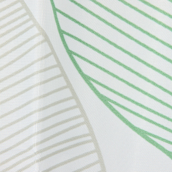 Штора для ванной V-line Листья орнамент, 180х180 см, полиэстер, с кольцами Штора для ванной V-line Листья орнамент, 180х180 см, полиэстер, с кольцами